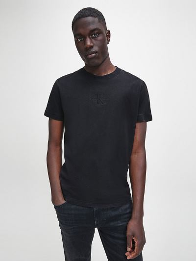 Calvin Klein Ruhák HU528392 | Calvin Klein Relaxed Organic Cotton Férfi Póló Fekete